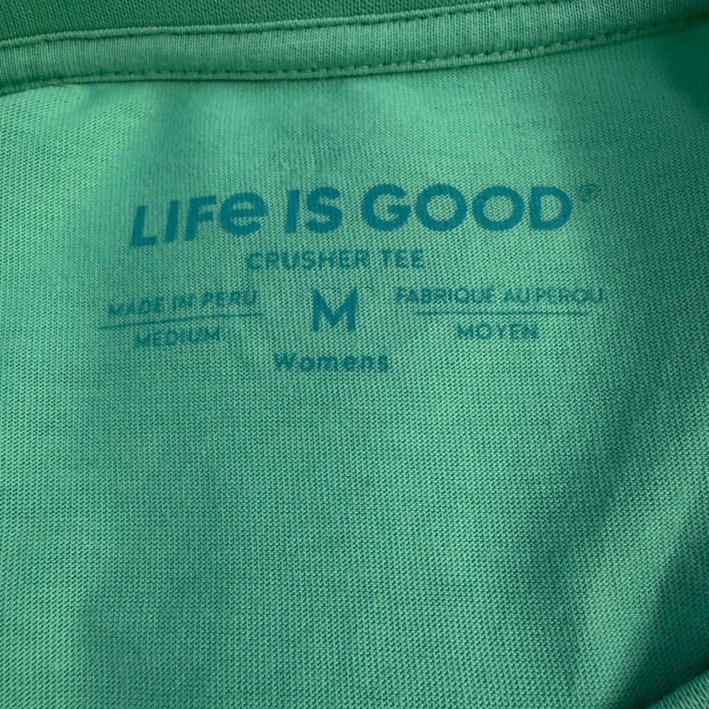 Life is Good long sleeved crusher tee “Go Places” with Jeep M - Picture 3 of 4